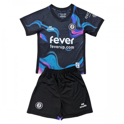Fotballtrøye Bristol City Tredjedrakt 2025-26 Kortermet - Barn(+ Shorts) Fotballtrøye Bristol City Tredjedrakt 2025-26 Kortermet - Barn(+ Shorts)